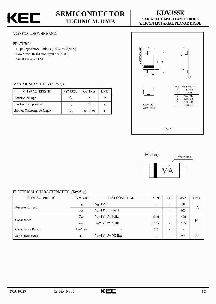KDV355E_9011768.PDF Datasheet