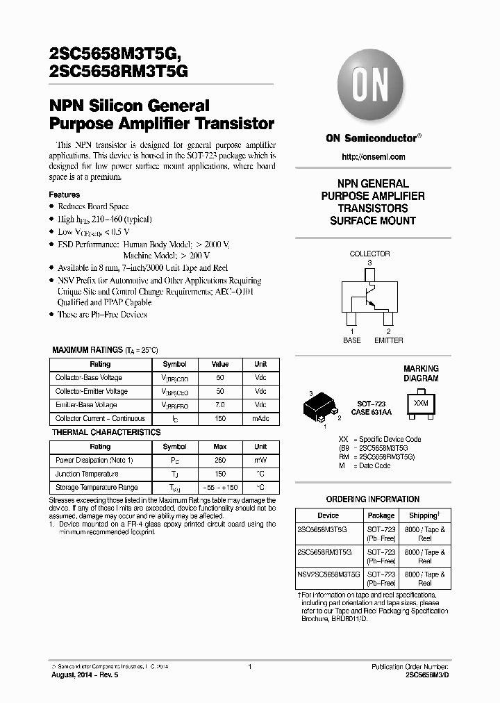 NSV2SC5658M3T5G_9011800.PDF Datasheet