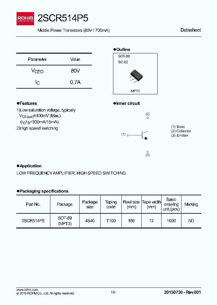 2SCR514P5_9011208.PDF Datasheet