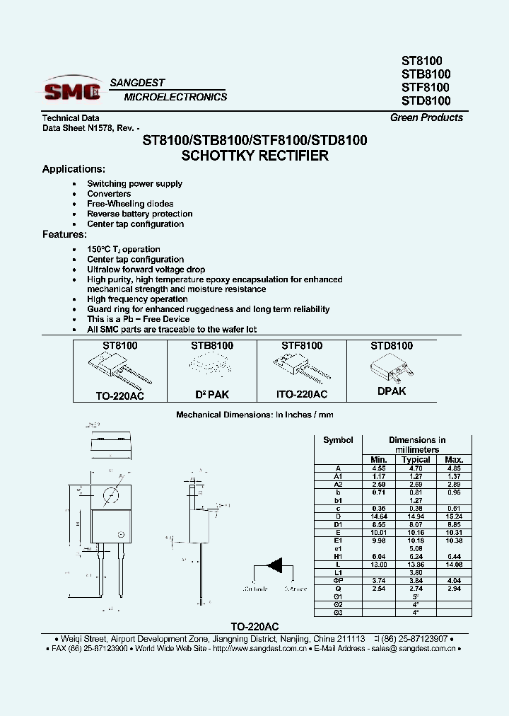 STF8100_9012419.PDF Datasheet