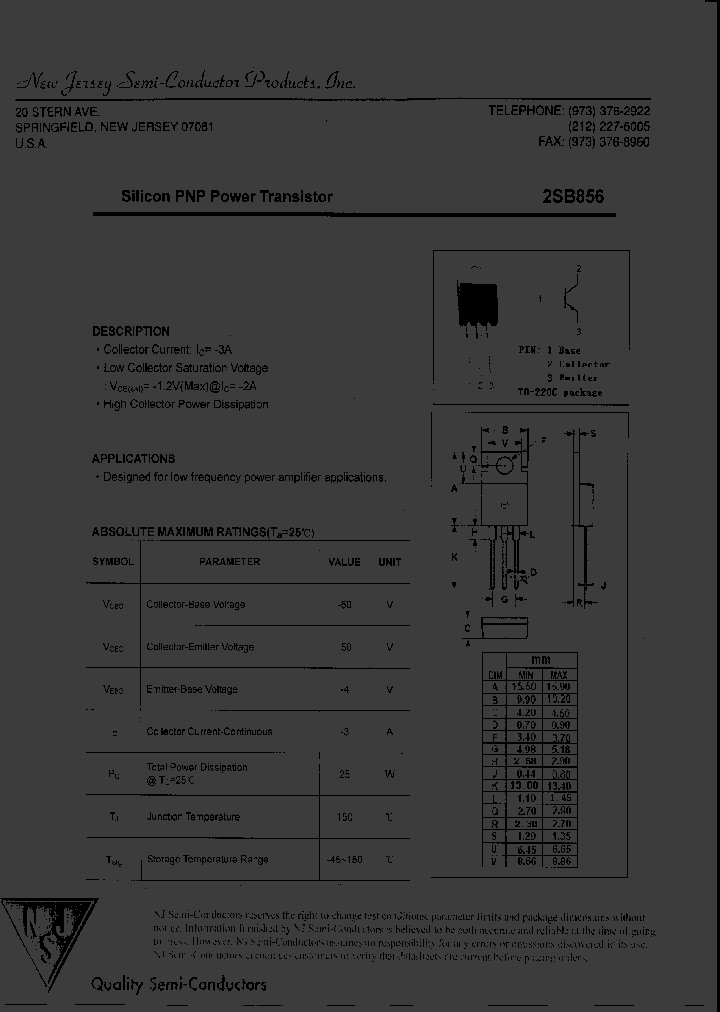 2SB856_9013865.PDF Datasheet