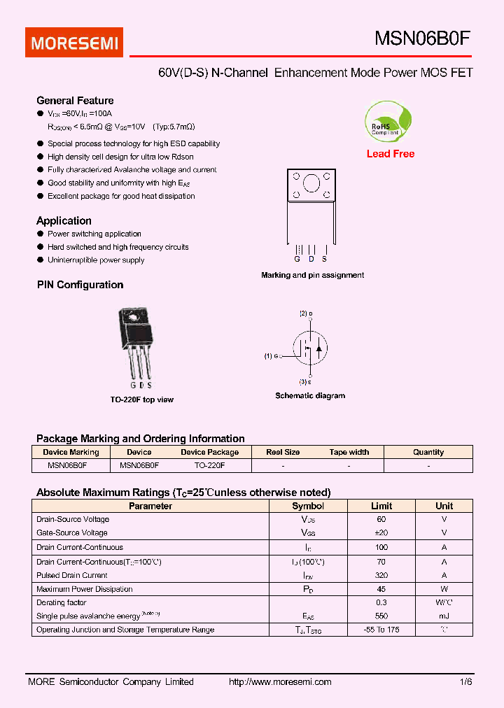 MSN06B0F_9013964.PDF Datasheet