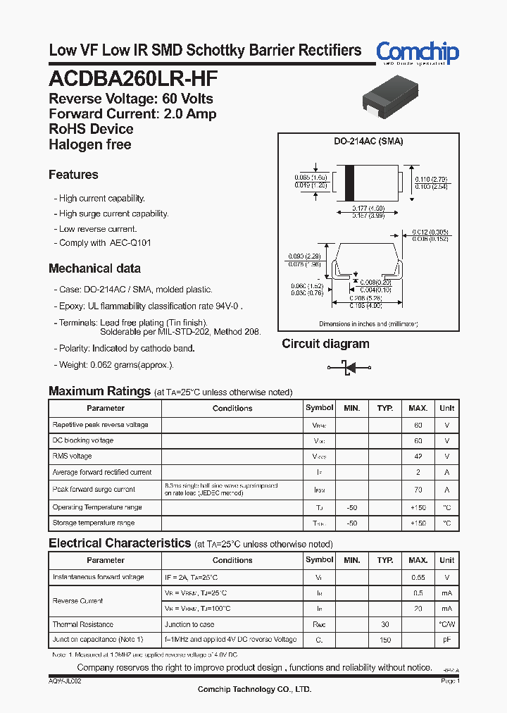 ACDBA260LR-HF_9015223.PDF Datasheet