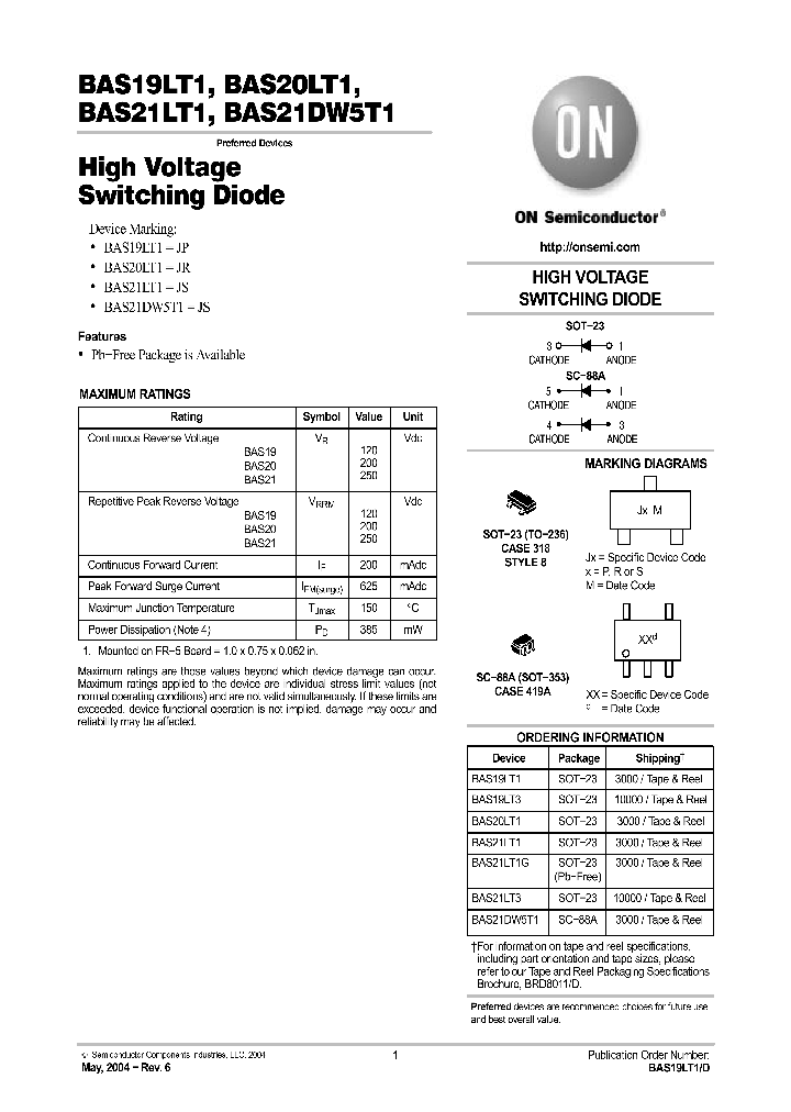 BAS19L_9016341.PDF Datasheet