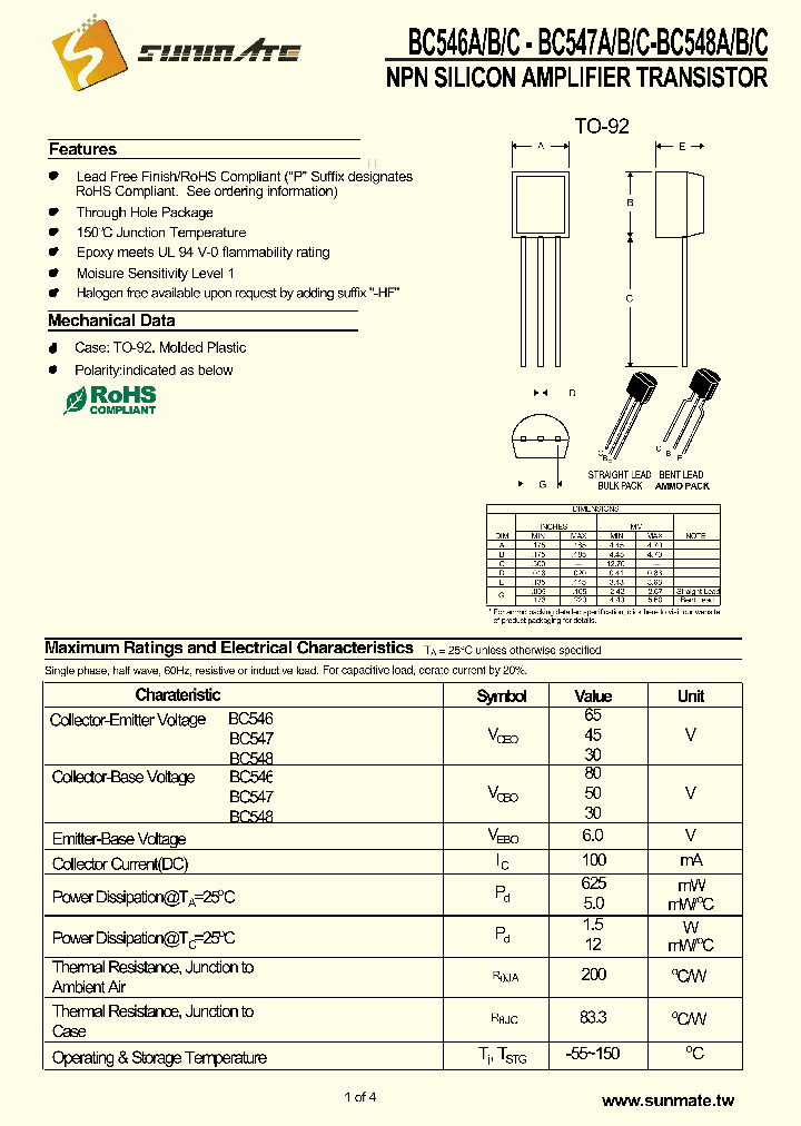 BC546A_9017332.PDF Datasheet