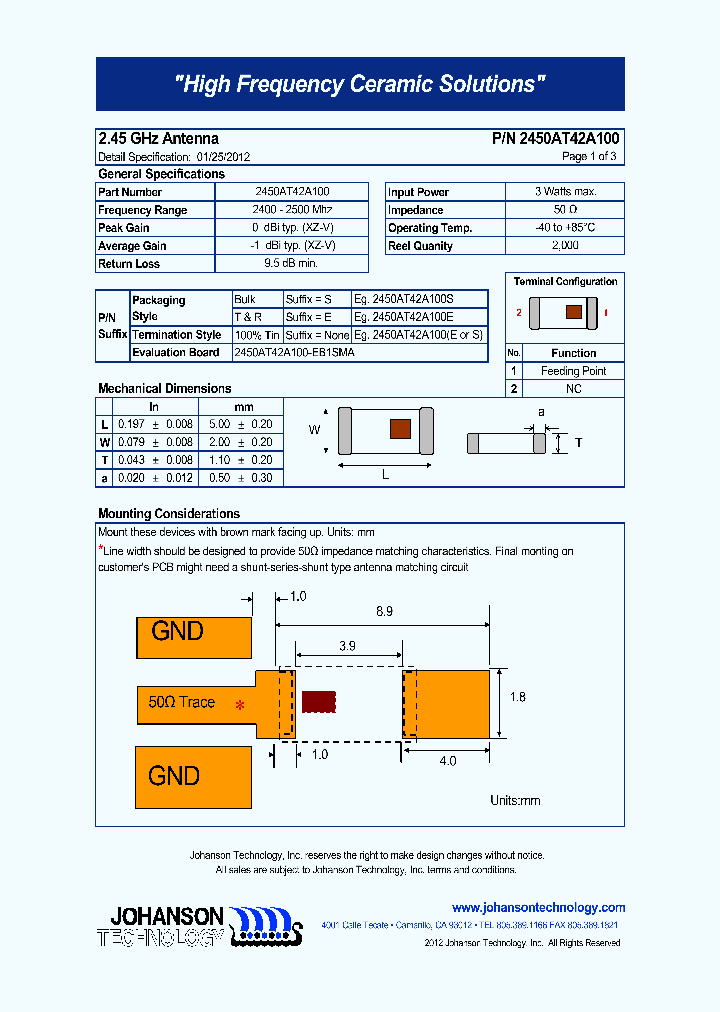 2450AT42A100E_9017559.PDF Datasheet