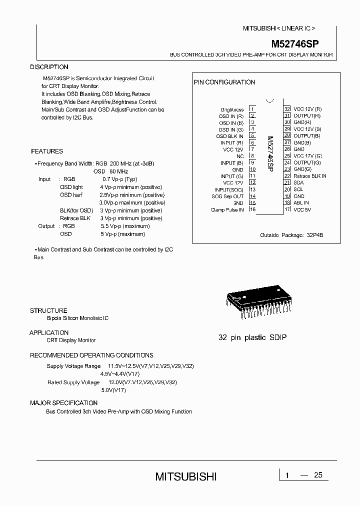 M52746SP_9018594.PDF Datasheet