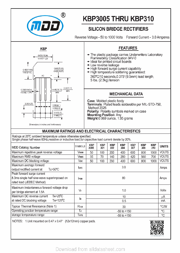 KBP310_9018757.PDF Datasheet