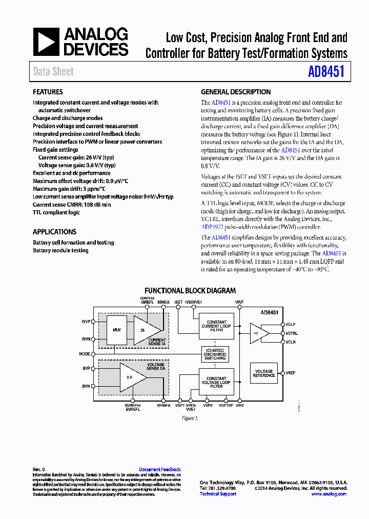 AD8451_9019698.PDF Datasheet