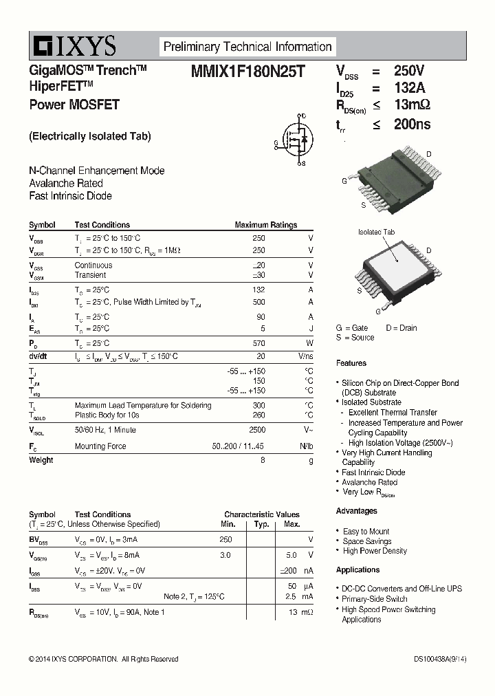 MMIX1F180N25T_9020323.PDF Datasheet