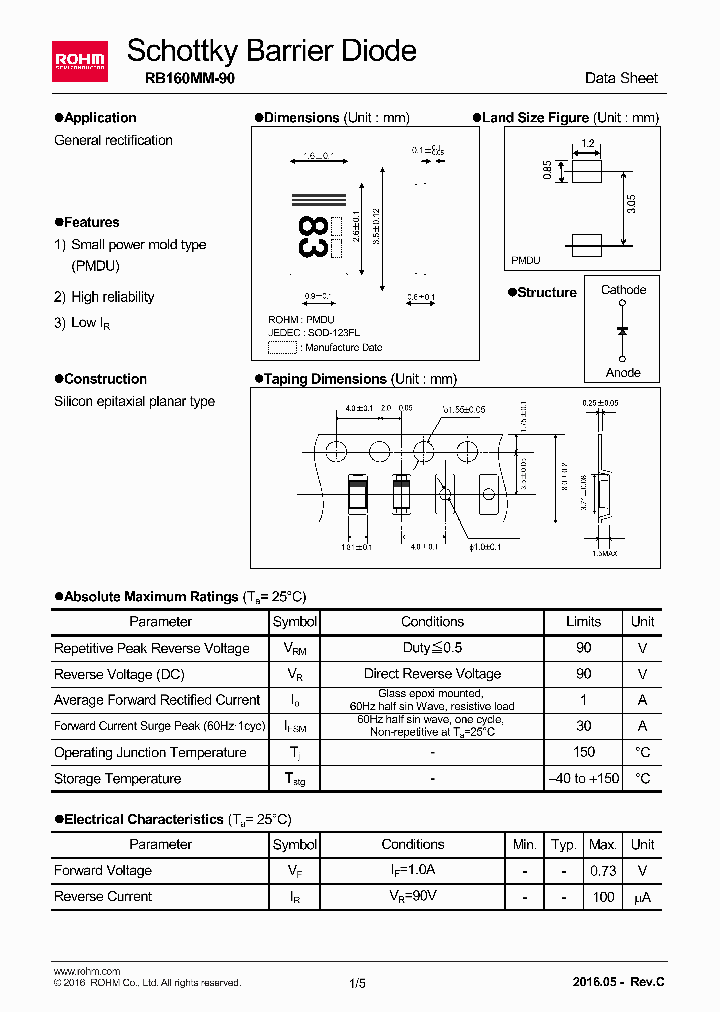 RB160MM-90-16_9020350.PDF Datasheet