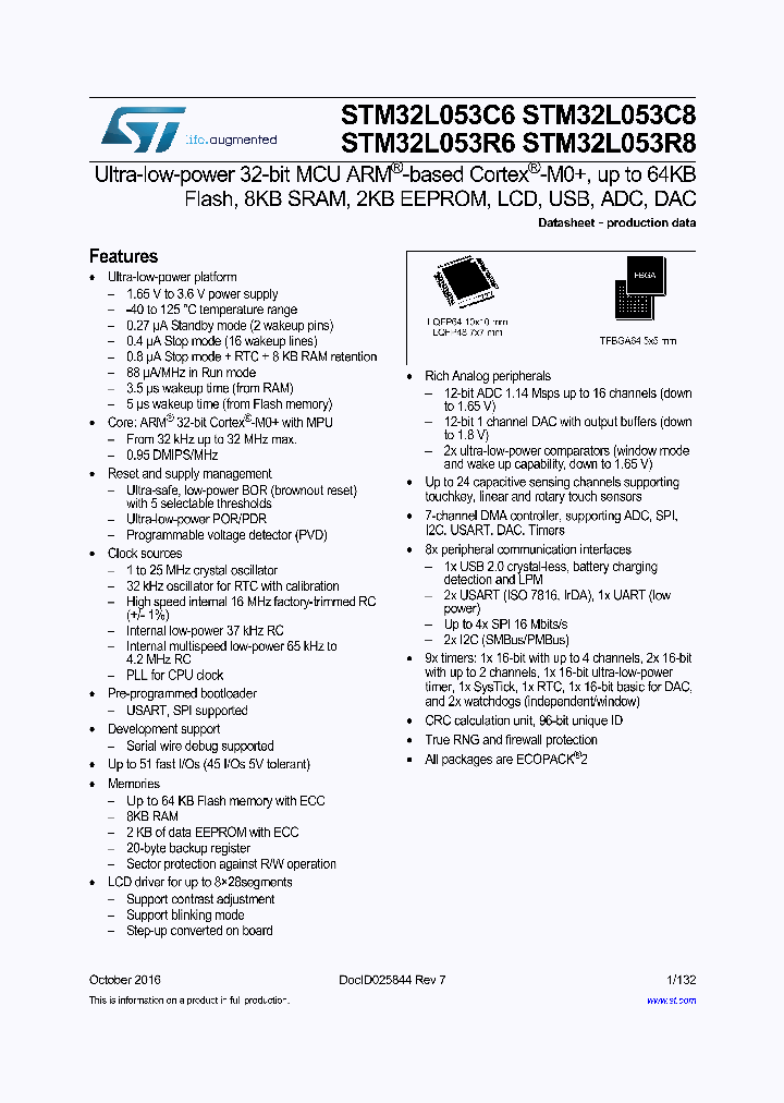 STM32L053R6_9021407.PDF Datasheet