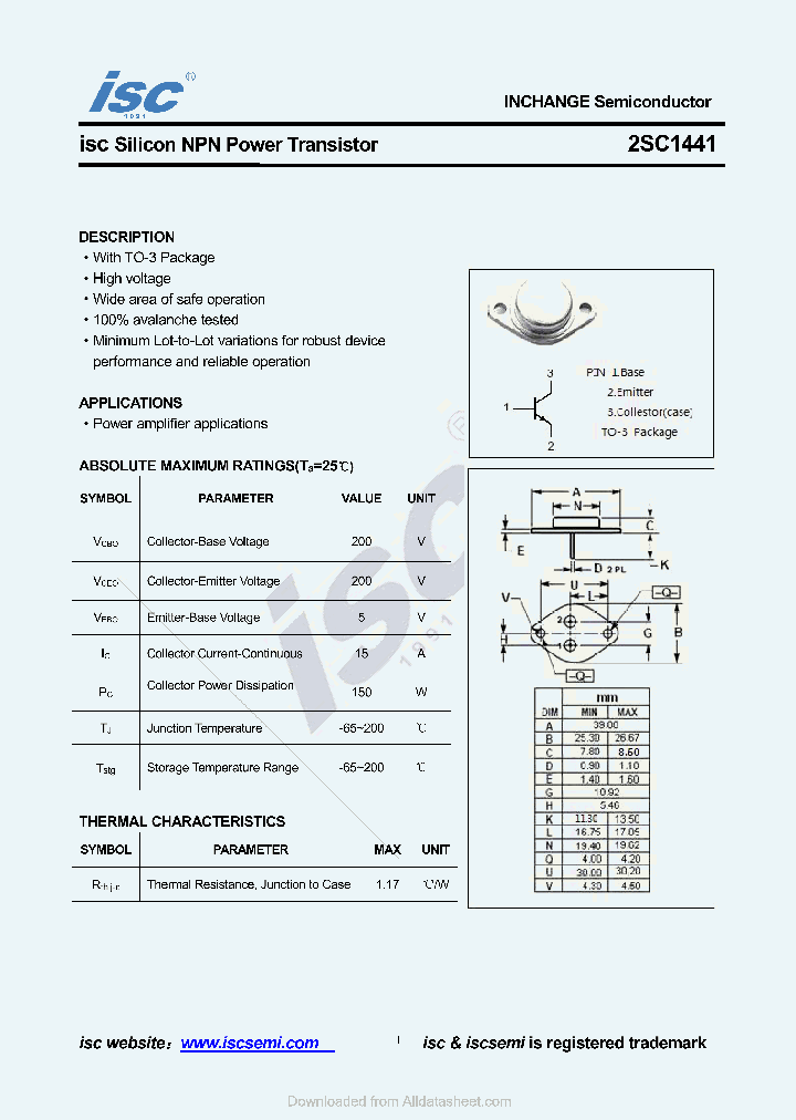 2SC1441_9026635.PDF Datasheet