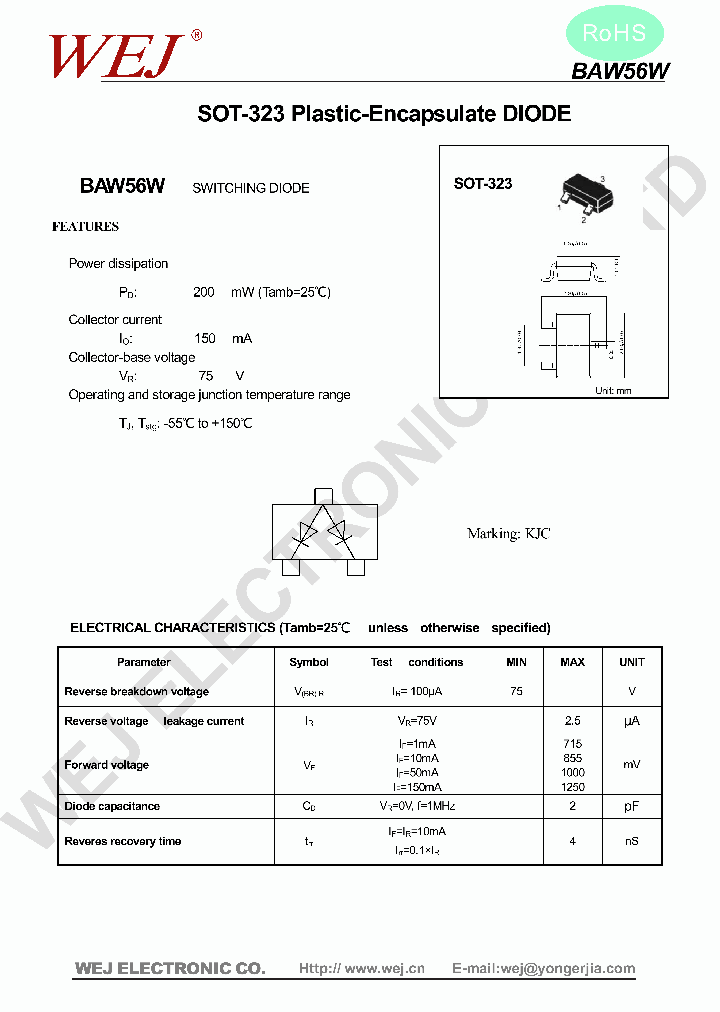 BAW56W_9030166.PDF Datasheet