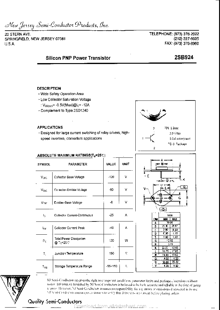 2SB924_9036252.PDF Datasheet