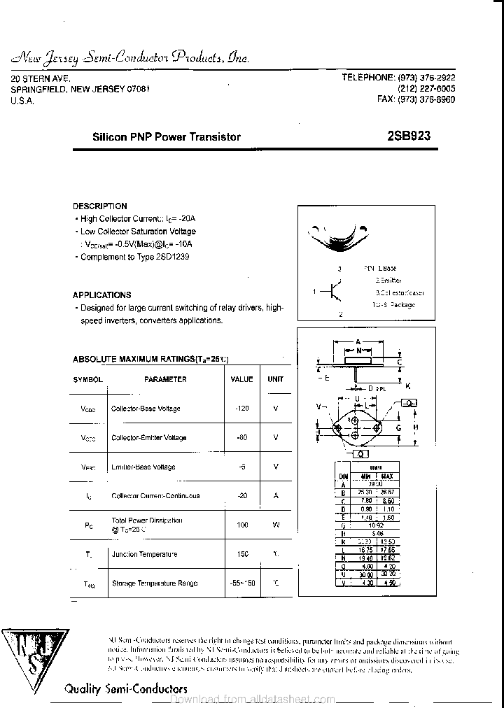 2SB923_9036251.PDF Datasheet