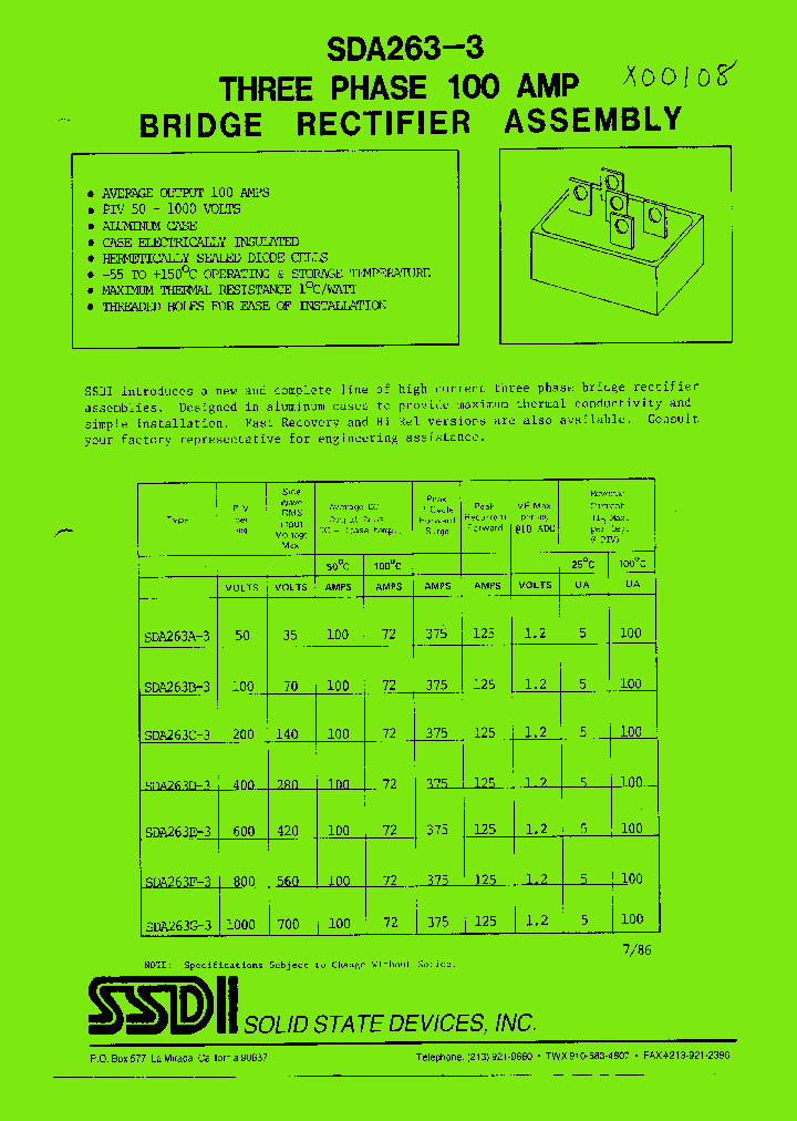 SDA263F-3_9036652.PDF Datasheet