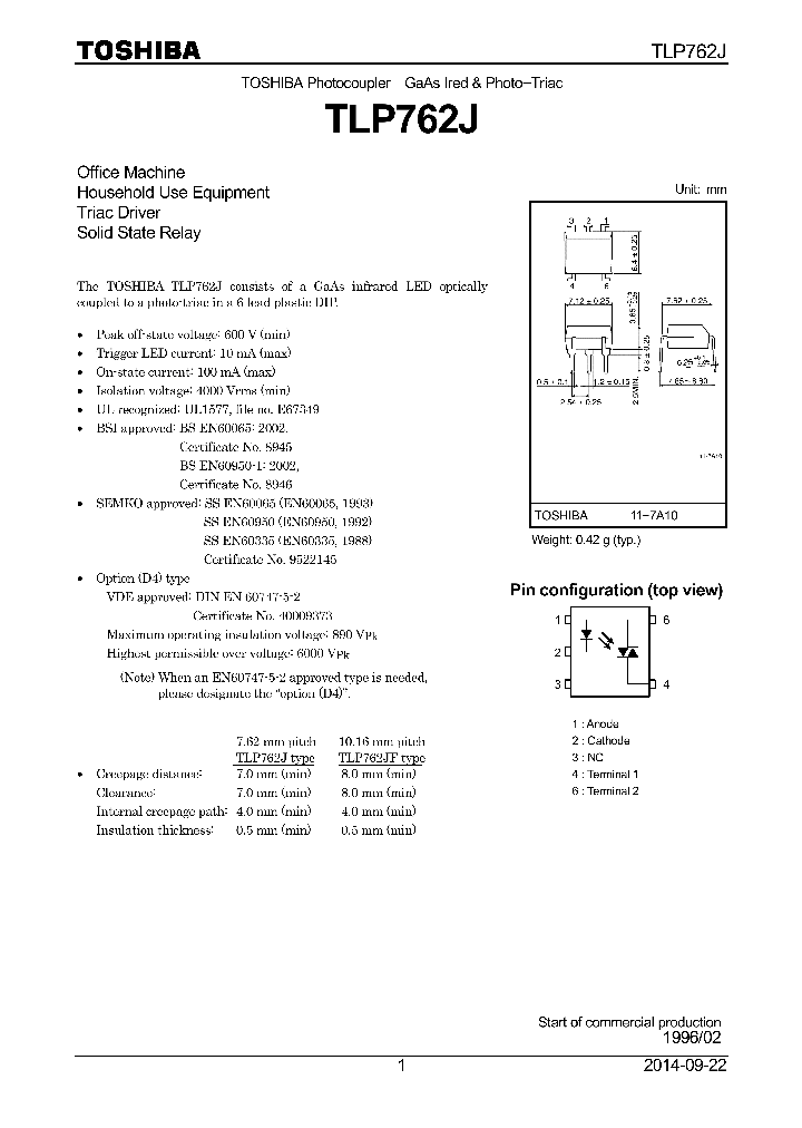 TLP762J-14_9038256.PDF Datasheet