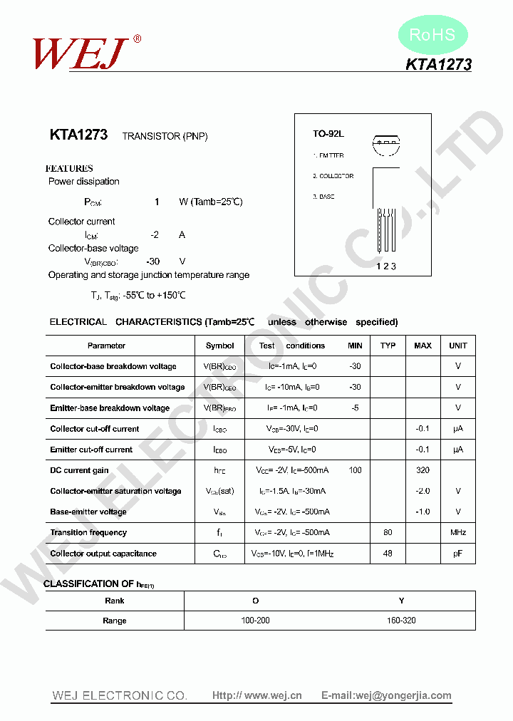 KTA1273_9039557.PDF Datasheet