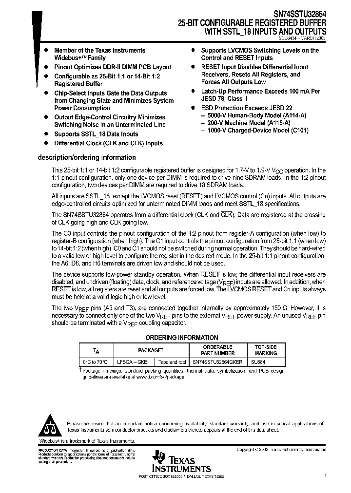 SN74SSTU32864_9039998.PDF Datasheet