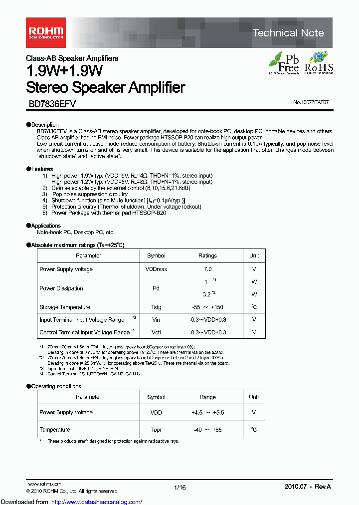 BD7836EFV_9040381.PDF Datasheet