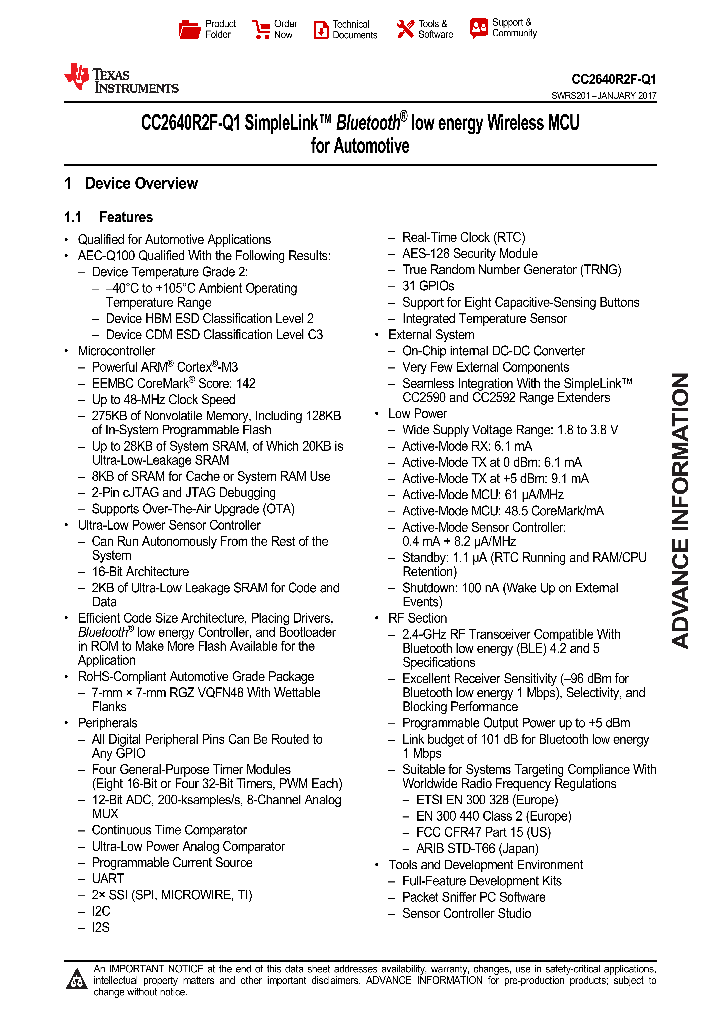 CC2640R2F-Q1_9041796.PDF Datasheet