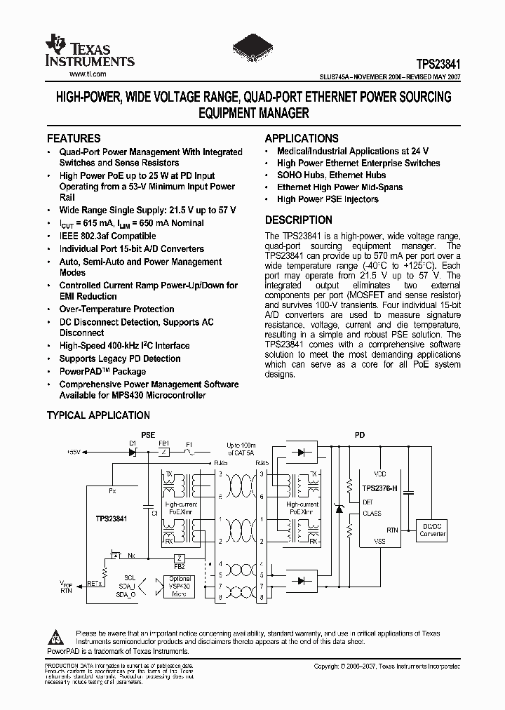 TPS23841_9045920.PDF Datasheet