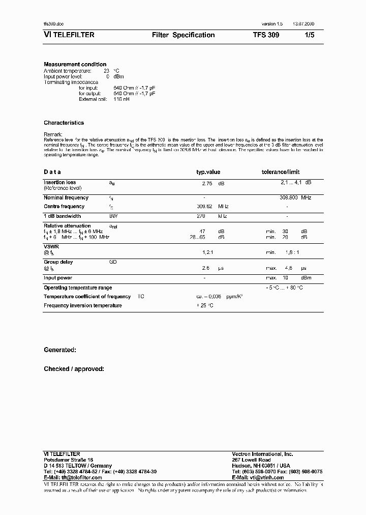 TFS309_9046909.PDF Datasheet