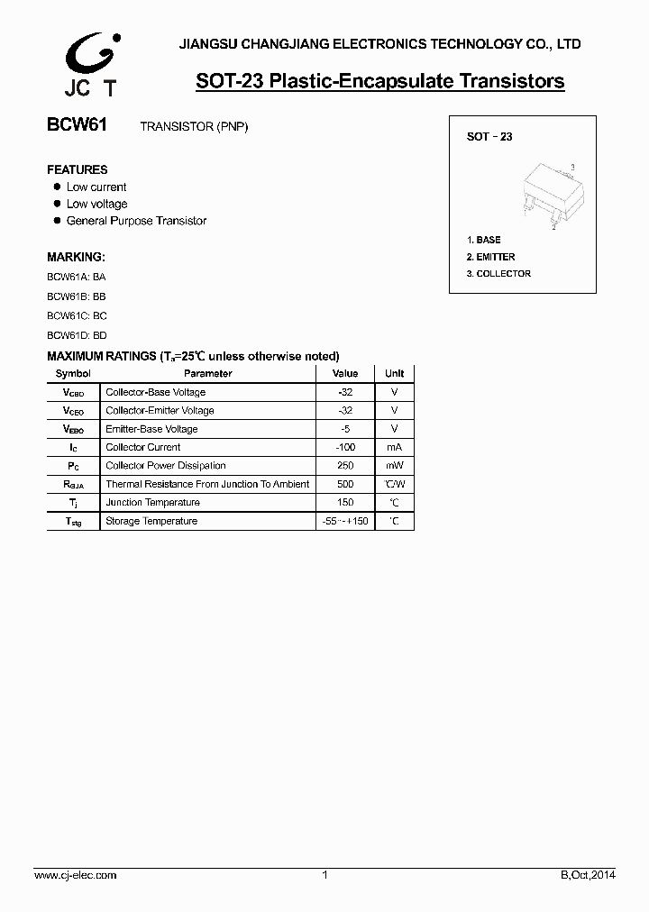 BCW61_9047141.PDF Datasheet