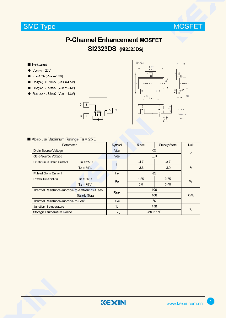 SI2323DS_9047605.PDF Datasheet