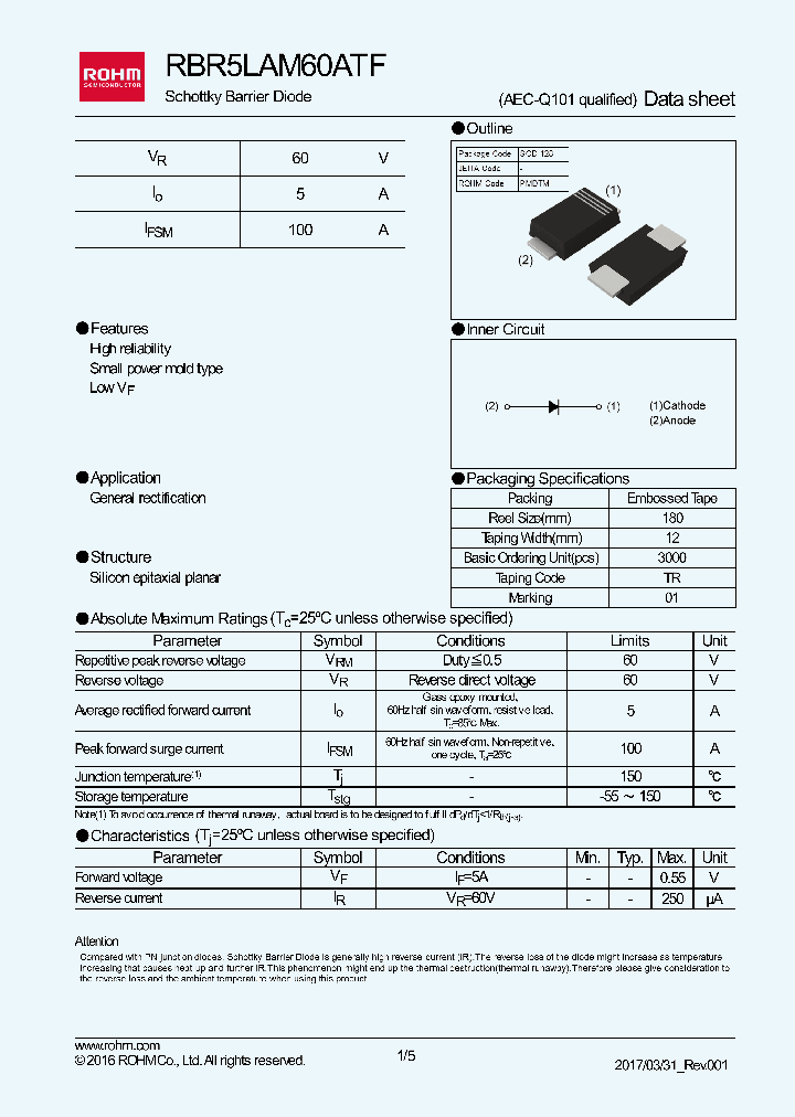 RBR5LAM60ATF_9048562.PDF Datasheet