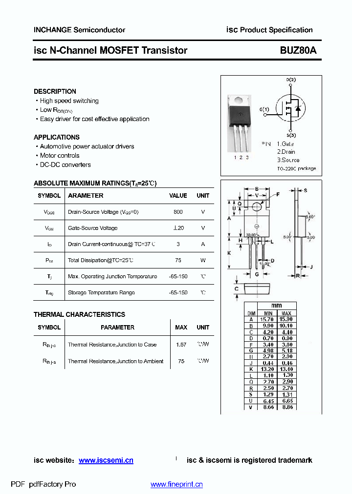 BUZ80A_9051846.PDF Datasheet