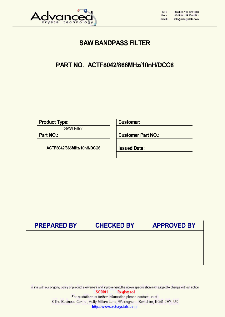 ACTF8042866MHZ10NHDCC6_9052382.PDF Datasheet