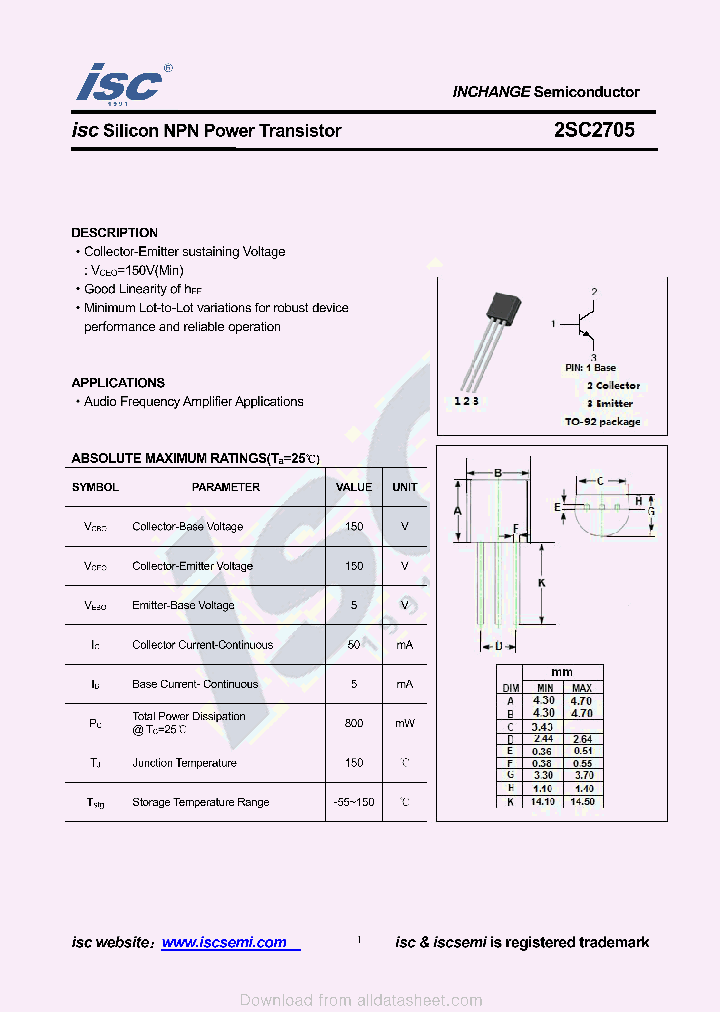 2SC2705_9052544.PDF Datasheet