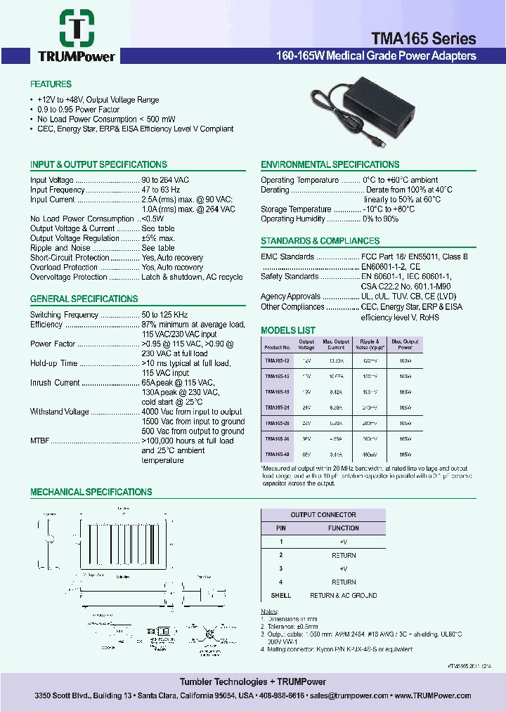 TMA165_9054899.PDF Datasheet