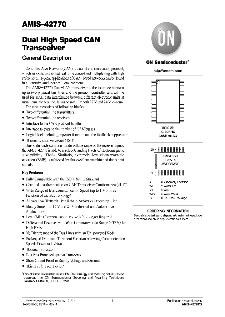 AMIS-42770-14_9055937.PDF Datasheet