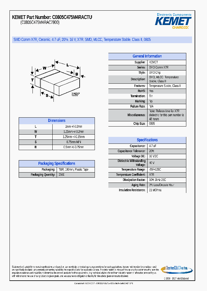 C0805C475M4RACTU_9058028.PDF Datasheet