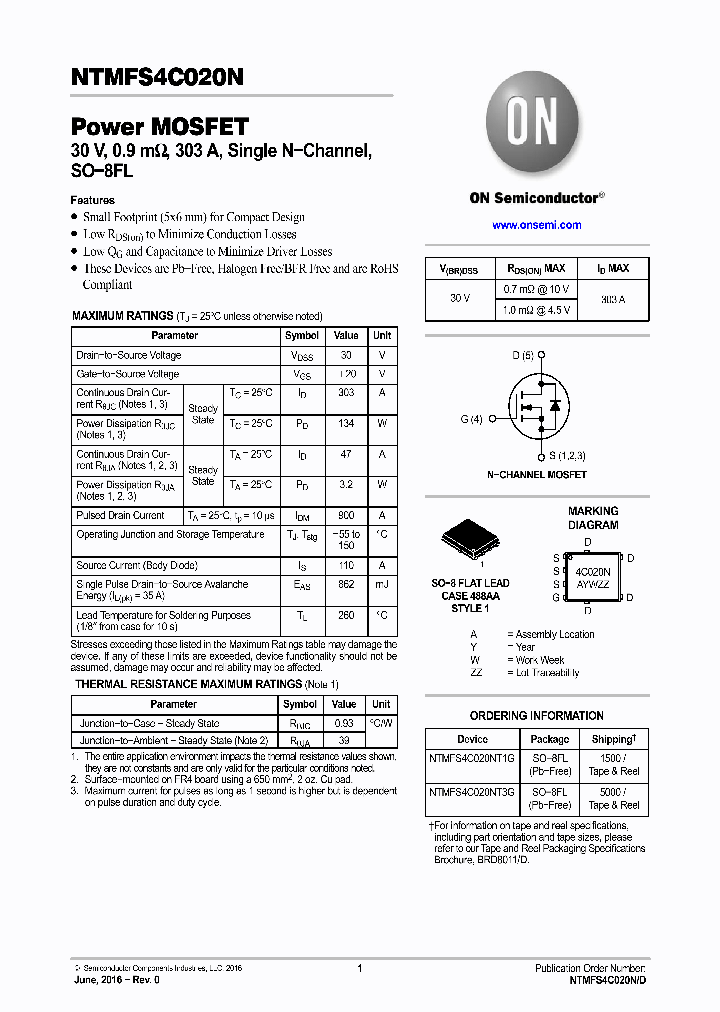 NTMFS4C020NT1G_9058182.PDF Datasheet