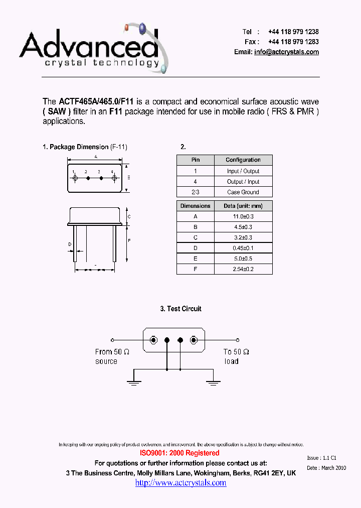 ACTF465A_9060328.PDF Datasheet