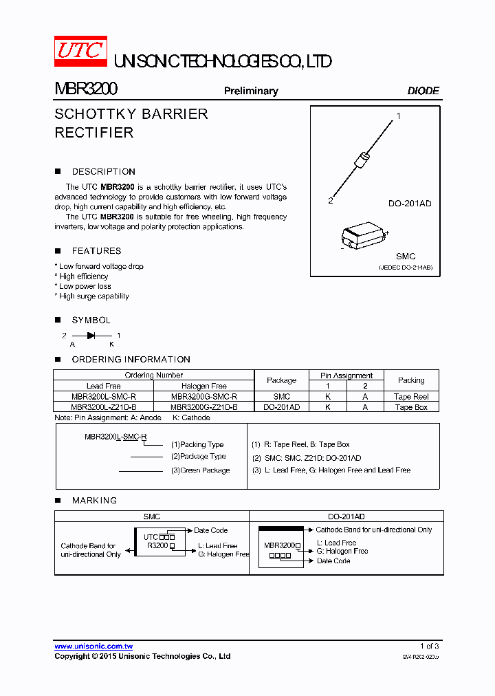 MBR3200G-SMC-R_9063423.PDF Datasheet