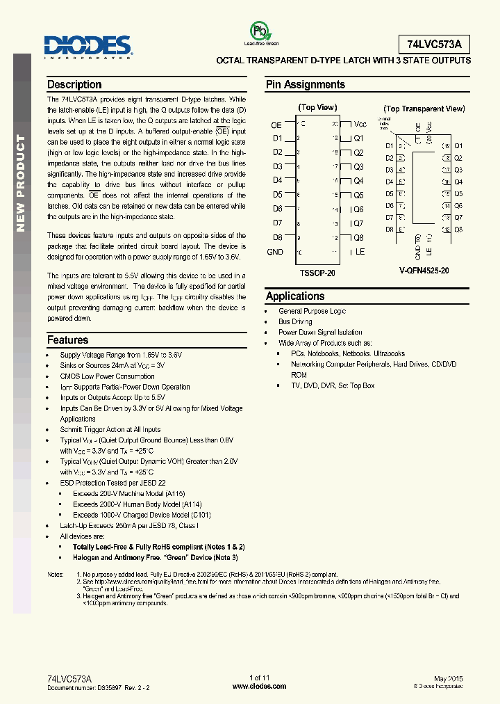 74LVC573A_9064498.PDF Datasheet