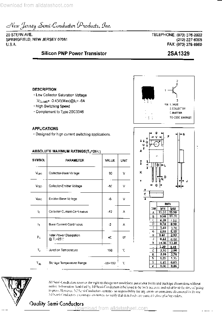 2SA1329_9065020.PDF Datasheet