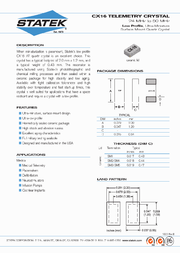 CX16_9065881.PDF Datasheet