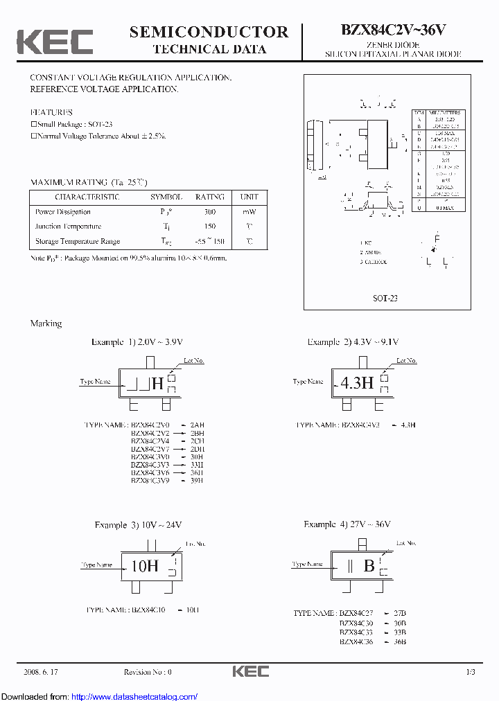BZX84C2V2_9070852.PDF Datasheet