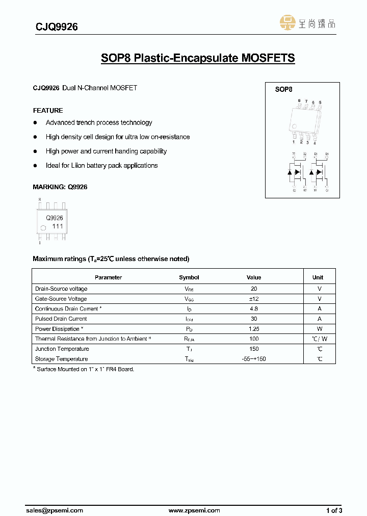 CJQ9926_9072785.PDF Datasheet