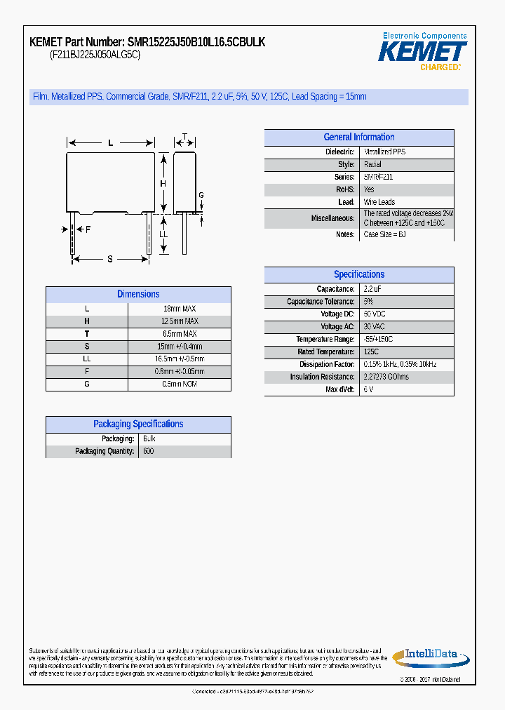 SMR15225J50B10L165CBULK_9074778.PDF Datasheet