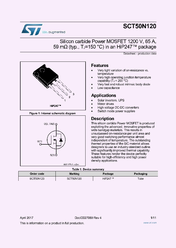 SCT50N120_9075041.PDF Datasheet