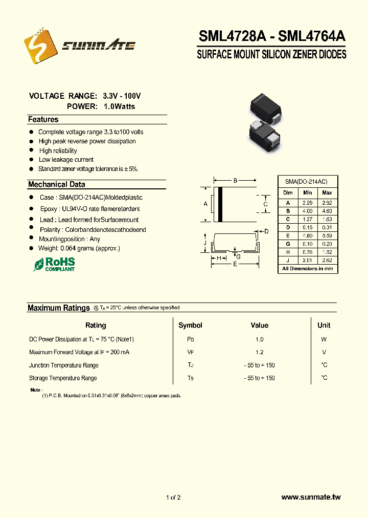 SML4746A_9075320.PDF Datasheet