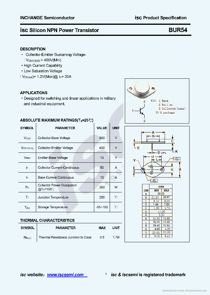 BUR54_9077394.PDF Datasheet