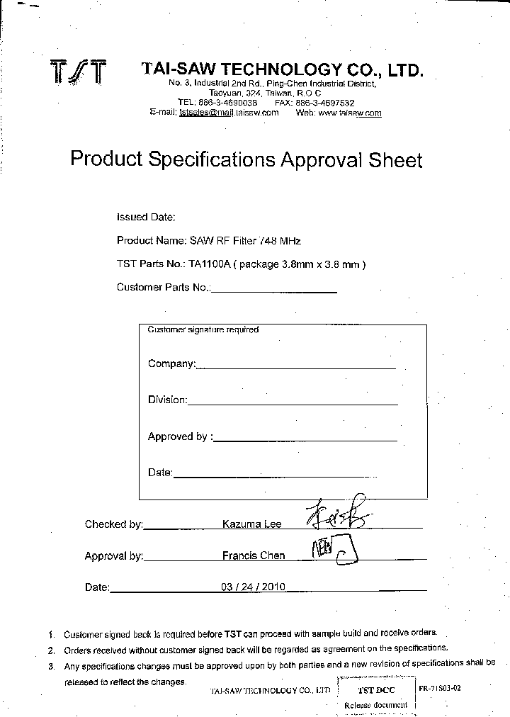 TA1100A_9080237.PDF Datasheet